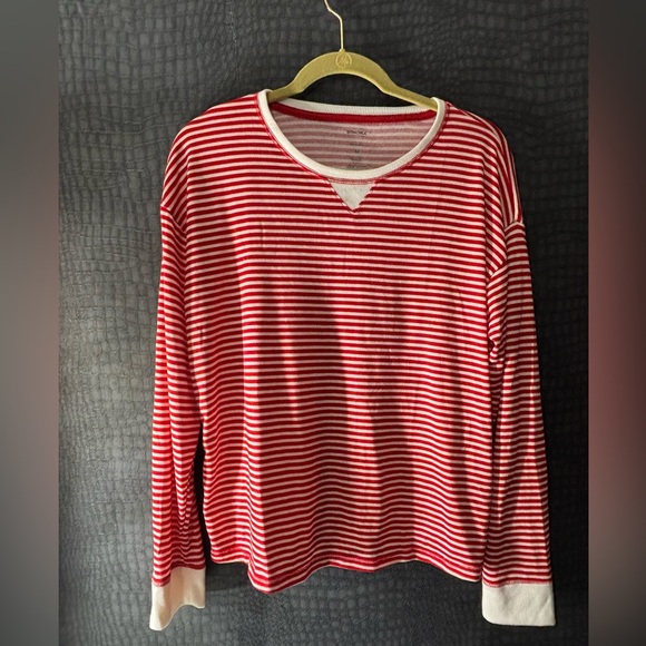 ✨matching set✨red & white striped pajama set - Picture 1 of 5